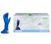 Перчатки нитриловые SFM (S)